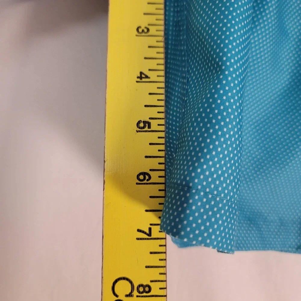 Calvin Klein Swim Trunks Mens Large Blue White Ombre Dot Swim Shorts Mesh Travel